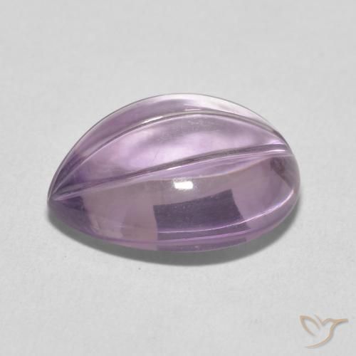 7.52克拉天然紫水晶，梨形，透明
