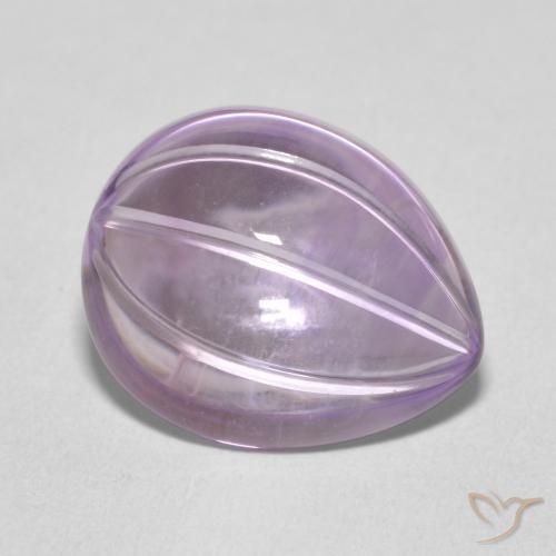 7.76克拉天然紫水晶，梨形，透明