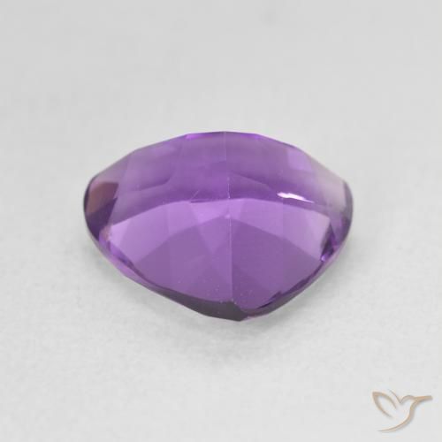 2.85克拉天然紫水晶，胖三角形，VVS-VS