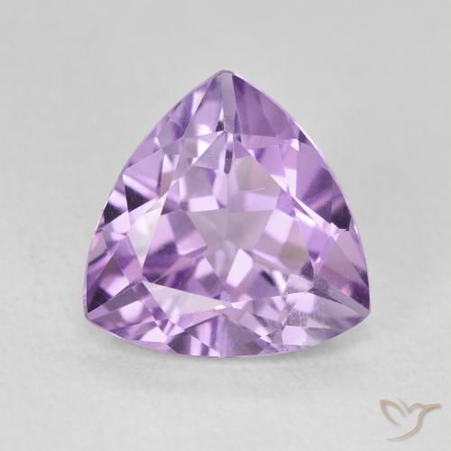 2.87克拉天然紫水晶，胖三角形，VVS-VS