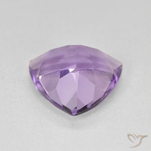 2.87克拉天然紫水晶，胖三角形，VVS-VS