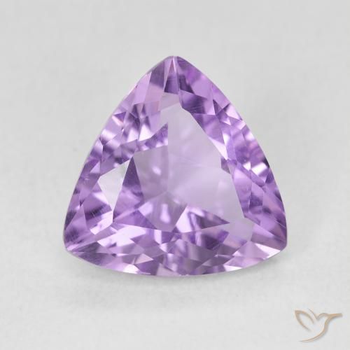 2.69ct 天然 鸢尾紫 紫水晶, 胖三角形, VVS-VS