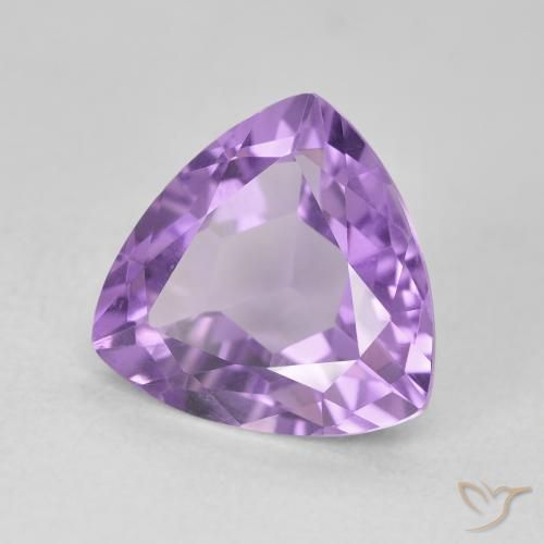 3.06克拉天然紫水晶，胖三角形，VVS-VS