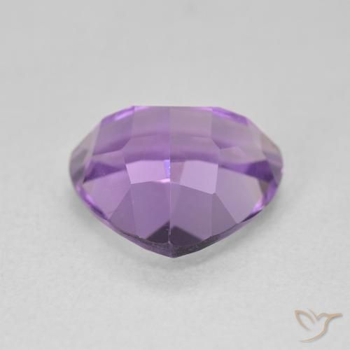 3.06克拉天然紫水晶，胖三角形，VVS-VS