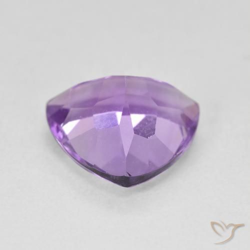 2.80克拉天然紫水晶，胖三角形，VS