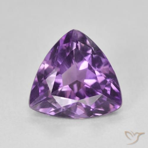 2.72ct 天然 Medium Light Purplish-Violet 紫水晶, 胖三角形, VS