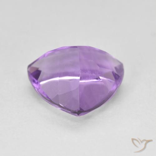 2.93克拉天然紫水晶，胖三角形，VS