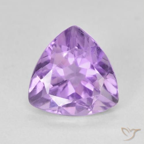 3.13ct 天然 中紫 紫水晶, 胖三角形, VS