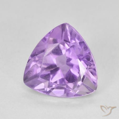 3.13克拉天然紫水晶，胖三角形，VS