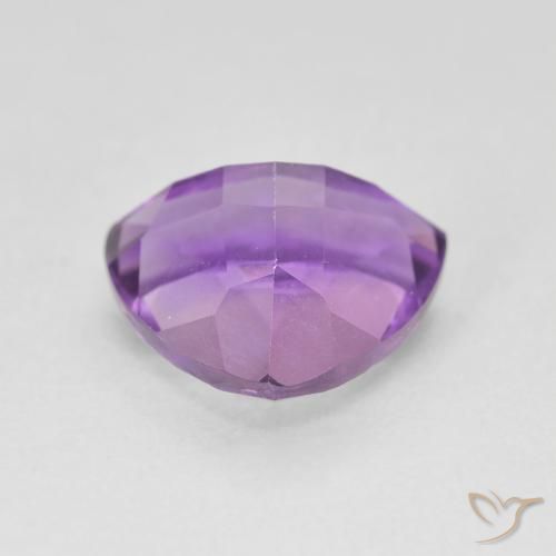 2.89克拉天然紫水晶，胖三角形，VS