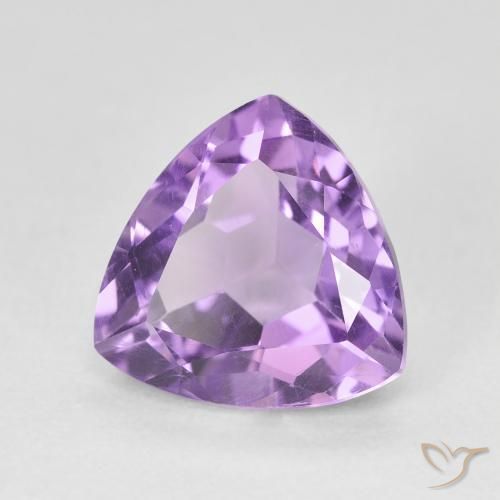 3.12克拉天然紫水晶，胖三角形，VS