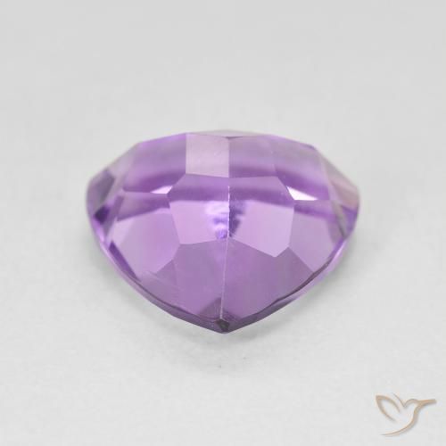 3.12克拉天然紫水晶，胖三角形，VS