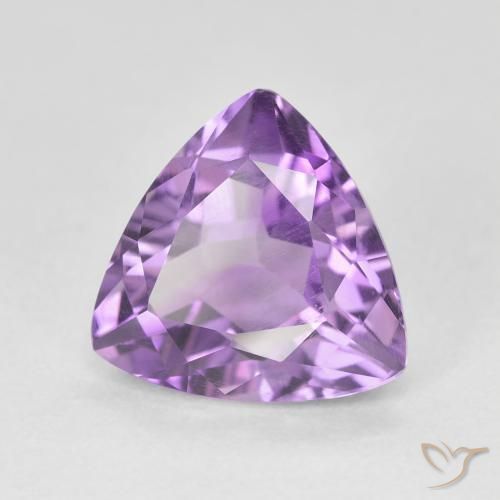 2.94克拉天然紫水晶，胖三角形，VS