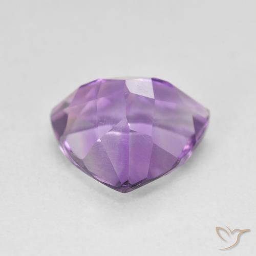 2.94克拉天然紫水晶，胖三角形，VS