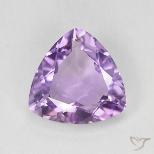 2.56ct 天然 中紫 紫水晶, 胖三角形, VS