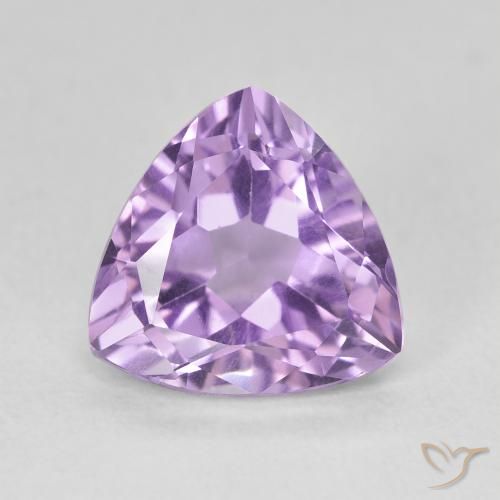 2.98克拉天然紫水晶，胖三角形，VS