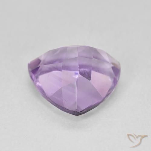 2.98克拉天然紫水晶，胖三角形，VS