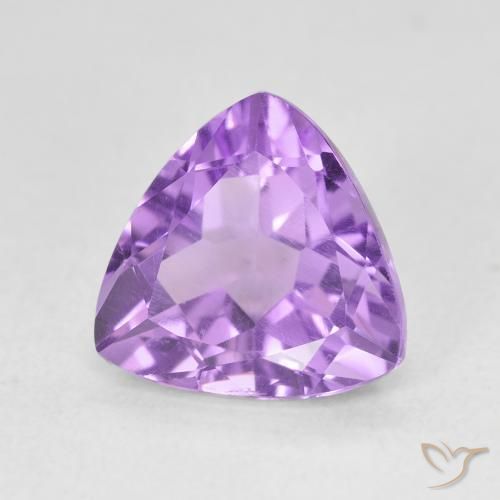 3.02克拉天然紫水晶，胖三角形，VS