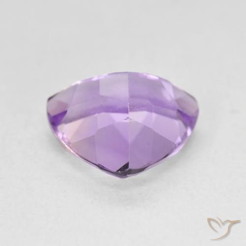 2.89克拉天然紫水晶，胖三角形，VS