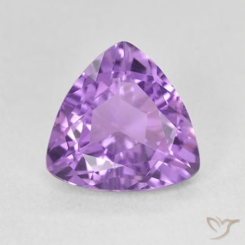 2.78ct 天然 中紫 紫水晶, 胖三角形, VVS