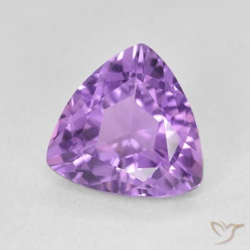 2.78克拉天然紫水晶，胖三角形，VVS