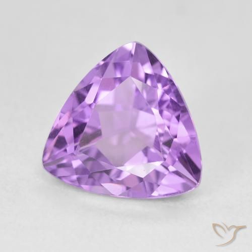 3.06克拉天然紫水晶，胖三角形，VVS