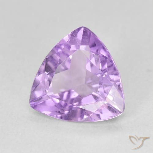 2.73克拉天然紫水晶，胖三角形，VVS