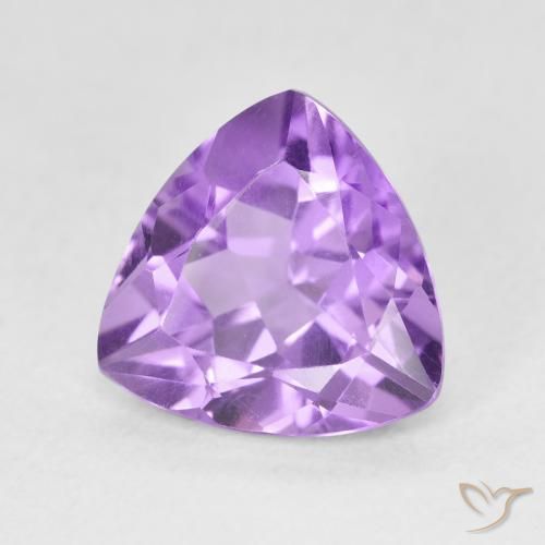 2.87克拉天然紫水晶，胖三角形，VVS