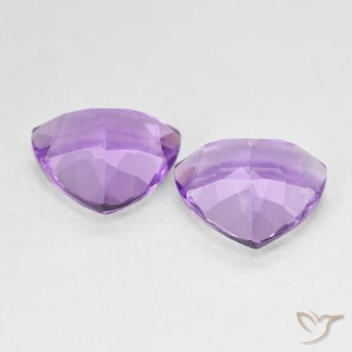 5.50克拉天然紫水晶，胖三角形，VS