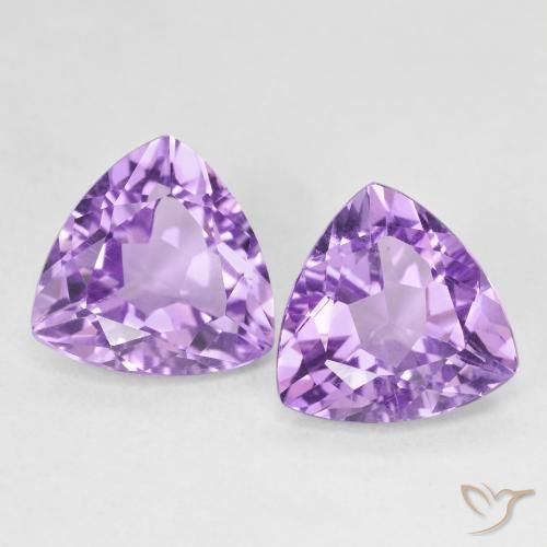 5.61克拉天然紫水晶，胖三角形，VS