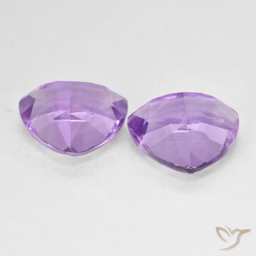 5.84克拉天然紫水晶，胖三角形，VS