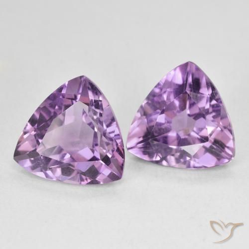 5.72克拉天然紫水晶，胖三角形，VS