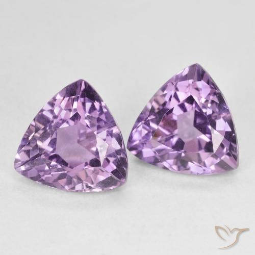 5.83克拉天然紫水晶，胖三角形，VS