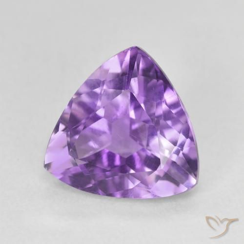 2.73克拉天然紫水晶，胖三角形，VVS-VS