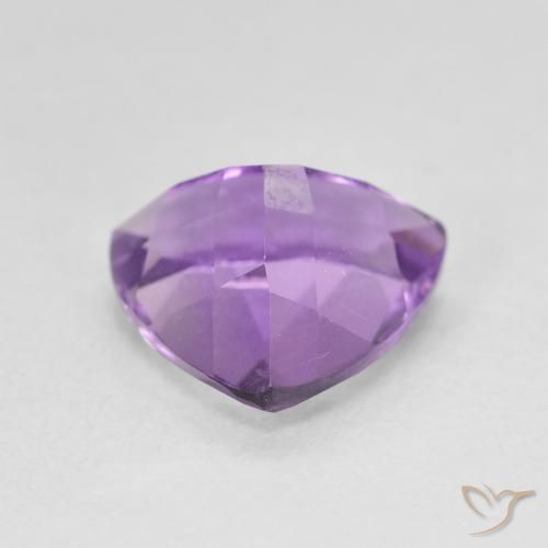 2.86克拉天然紫水晶，胖三角形，VVS-VS