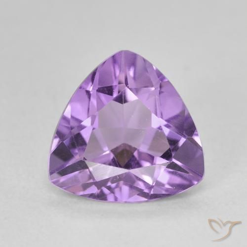 2.60ct 天然 中紫 紫水晶, 胖三角形, VVS
