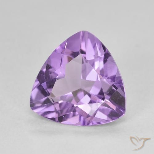 2.60克拉天然紫水晶，胖三角形，VVS