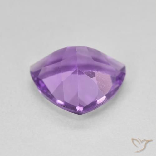 2.60克拉天然紫水晶，胖三角形，VVS
