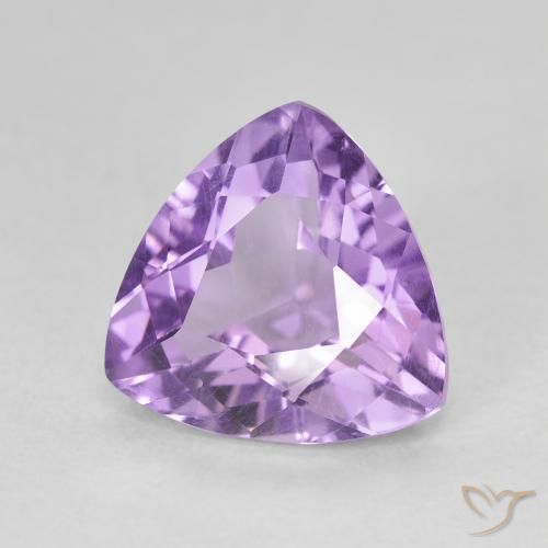 2.85克拉天然紫水晶，胖三角形，VVS-VS