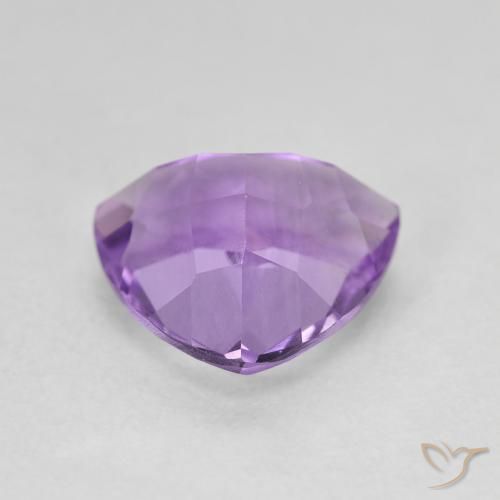 2.85克拉天然紫水晶，胖三角形，VVS-VS