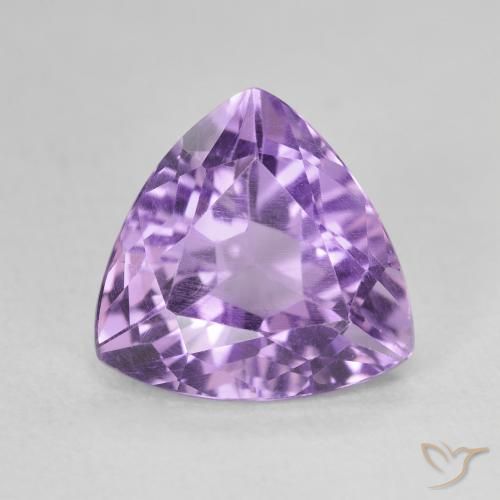 2.86ct 天然 中紫 紫水晶, 胖三角形, VVS-VS