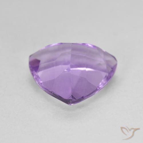 2.86克拉天然紫水晶，胖三角形，VVS-VS