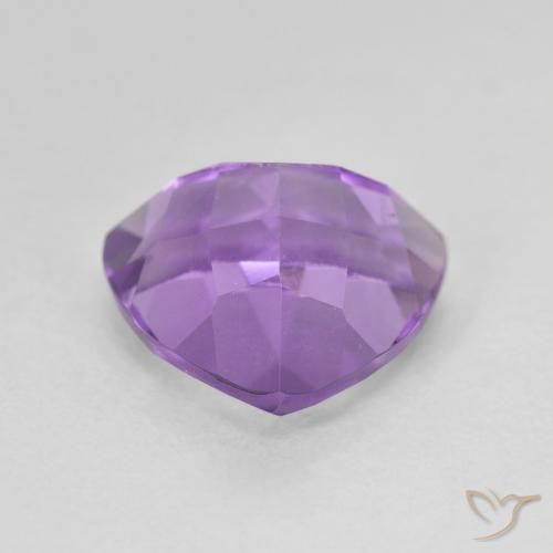 3.16克拉天然紫水晶，胖三角形，VVS-VS