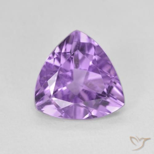 2.32ct 天然 深紫罗兰色 紫水晶, 胖三角形, VVS-VS