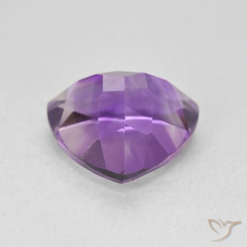 3.05克拉天然紫水晶，胖三角形，VVS-VS