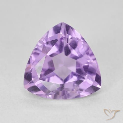 2.97克拉天然紫水晶，胖三角形，VVS-VS