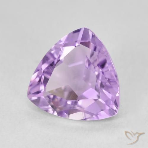 2.97克拉天然紫水晶，胖三角形，VVS-VS