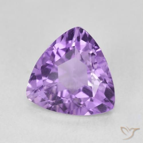2.78克拉天然紫水晶，胖三角形，VVS-VS