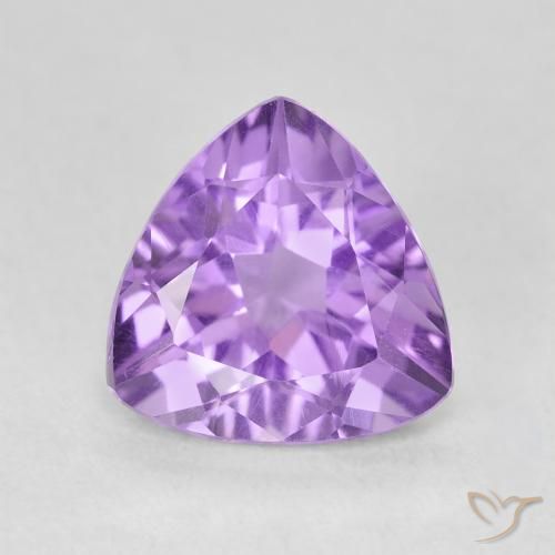 2.83ct 天然 深紫罗兰 紫水晶, 胖三角形, VVS-VS