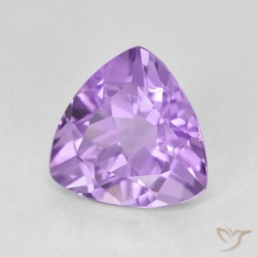 2.83克拉天然紫水晶，胖三角形，VVS-VS